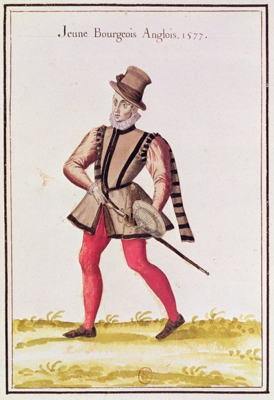 Costumes of the Countries of the North - A Young English Citizen by French School